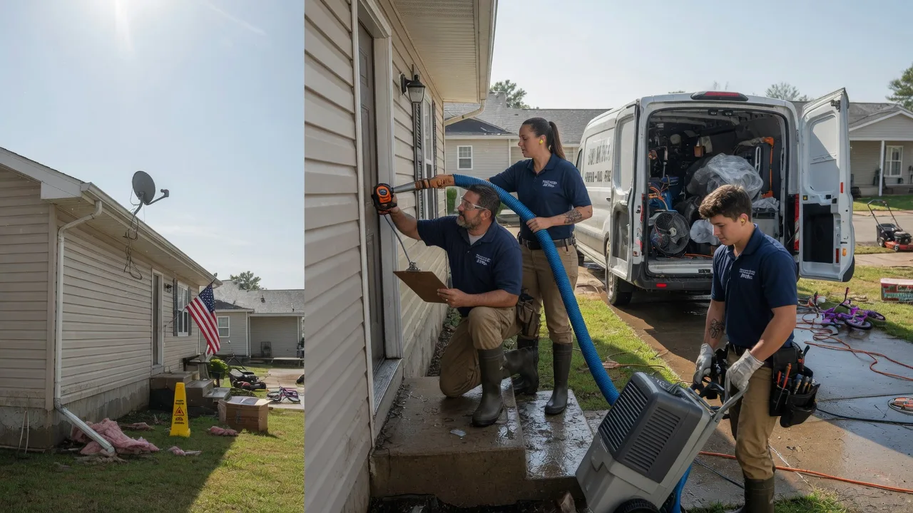 Ceiling Water Damage Restoration in Lamar, OK near me
